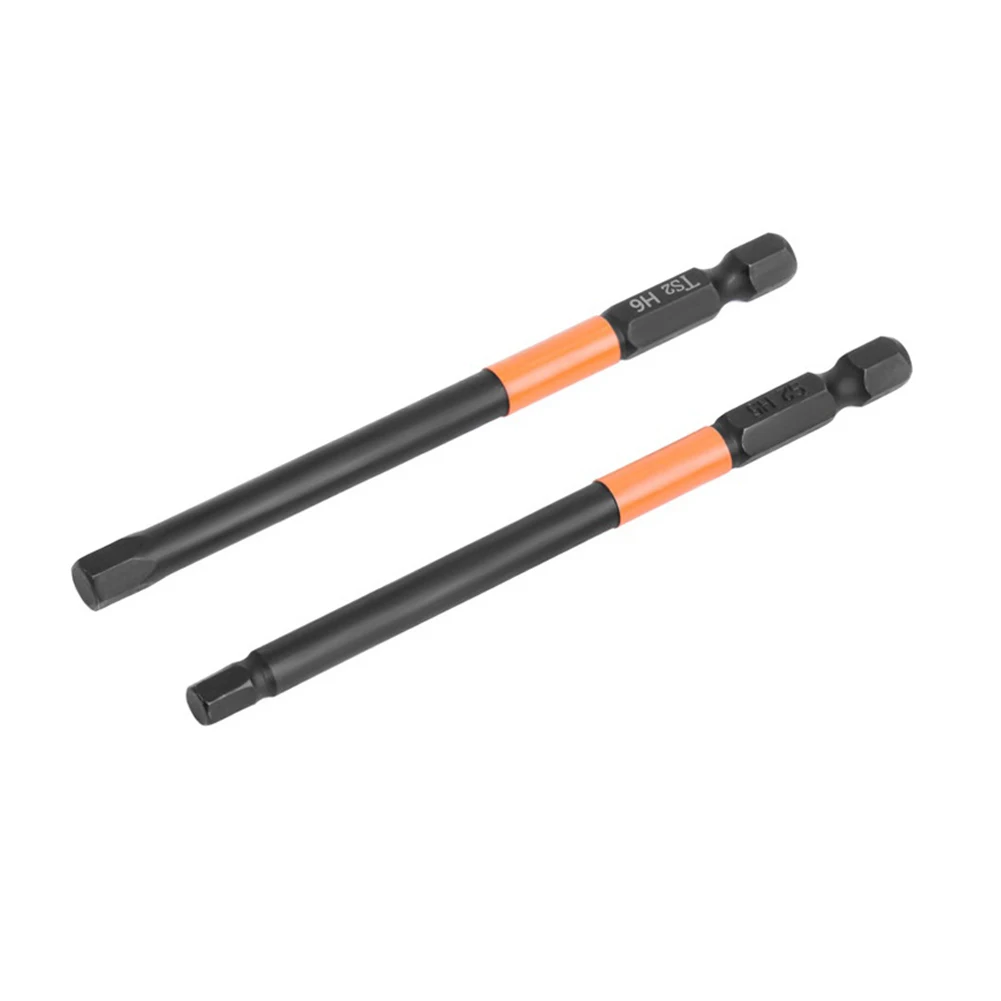 ドライバー用合金ドライバー,1ピース,六角形,100mm,クイック交換,電動ドライバー用,H2.0-H6.0