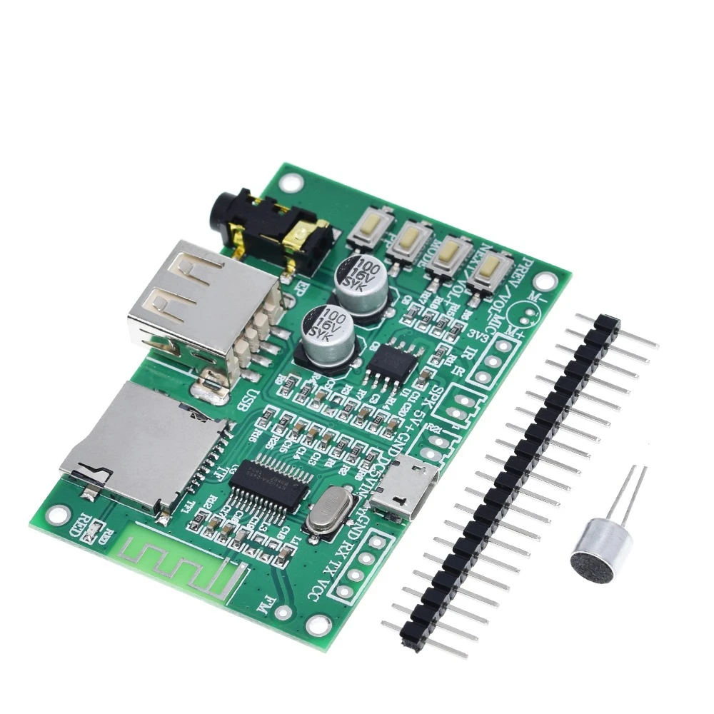 1/3pcs BT201 Dual Mode Bluetooth-5.0 Lossless Audio Power Amplifie Board Module Tf Card U Disk Ble Spp Serial Port Module
