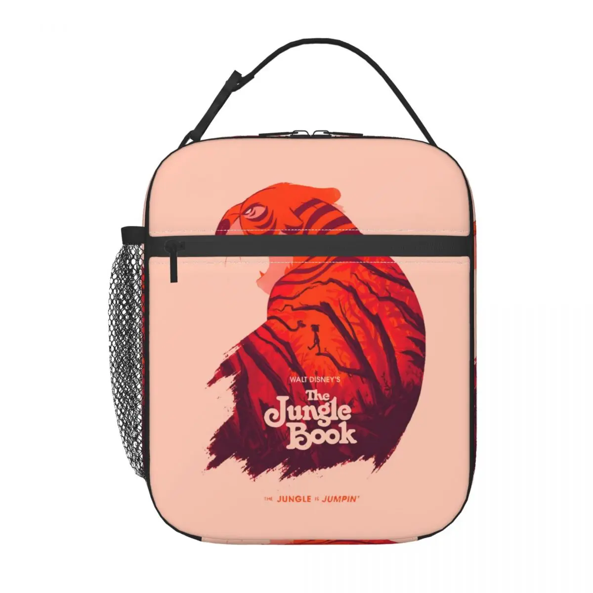 Custom The Jungle Book Thermal Insulated Lunch Bag Women Musical Film Resuable Lunch Container Outdoor Multifunction Food Box