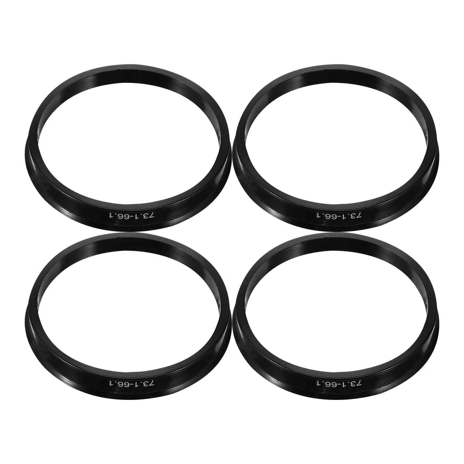 

4 Pcs Hub Center Ring Centric Rings Replacement Tire for Wheels Metal Plastic Car