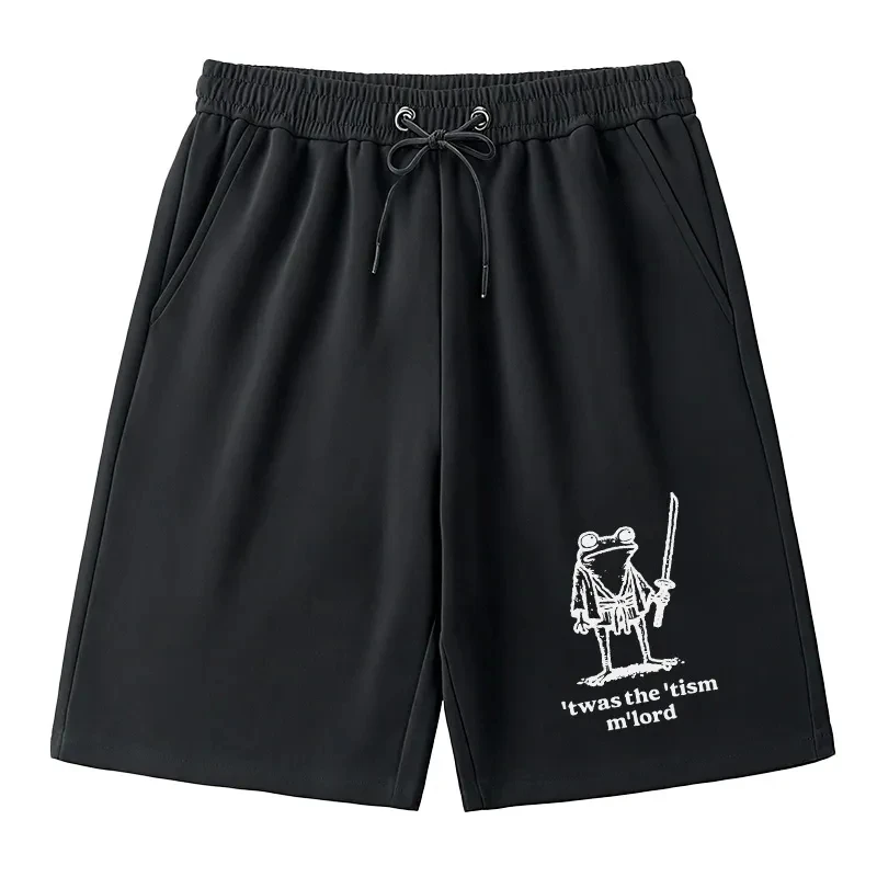 

Focused Samurai Frog Classic Short Men's and Women's Cotton Summer Clothing Casual Breathable Fashion Shorts Streetwear Unisex