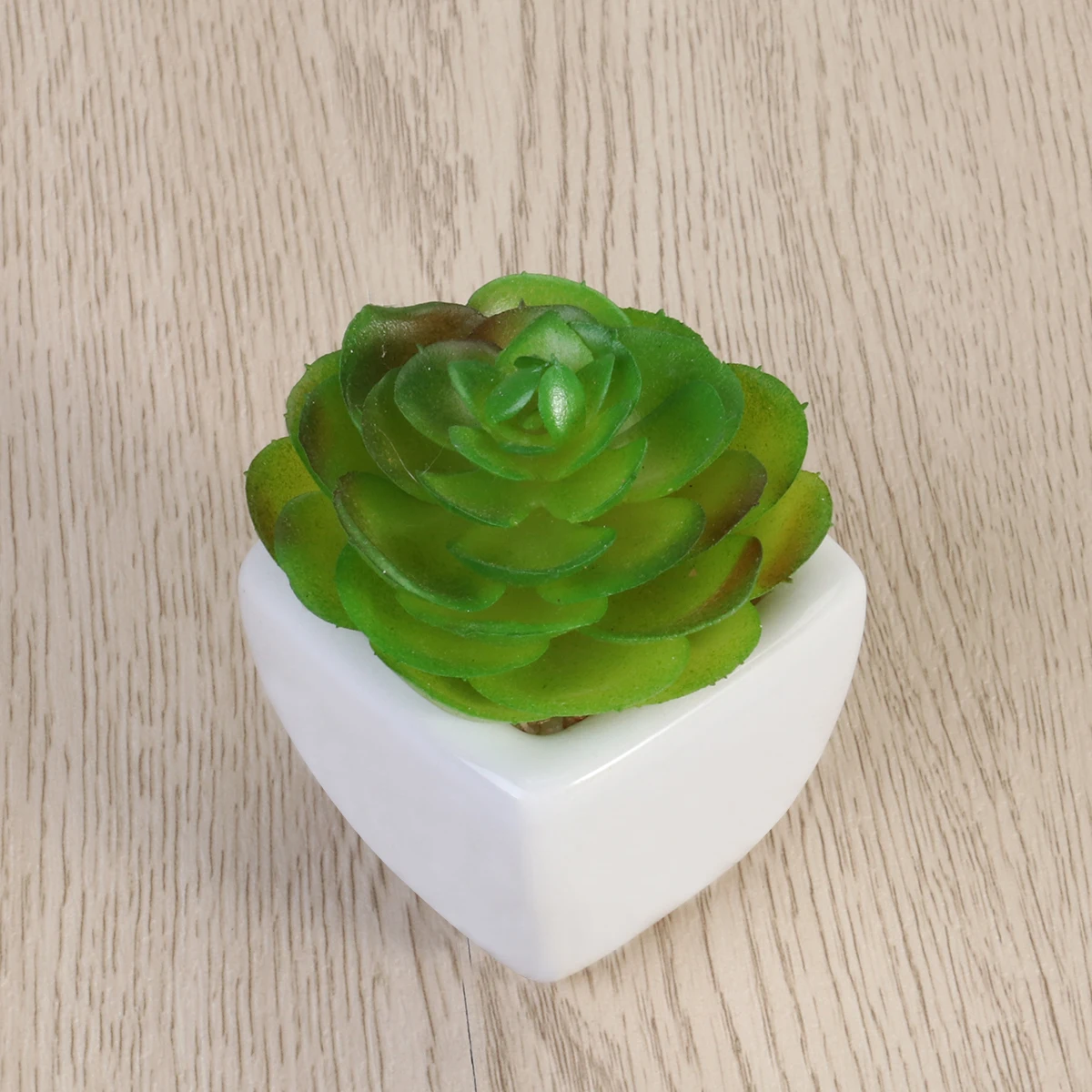 

Artificial Succulent Plants Lifelike Cube Potted Green Flowers Modern Indoor Decor Artificial Plants Home Garden Party