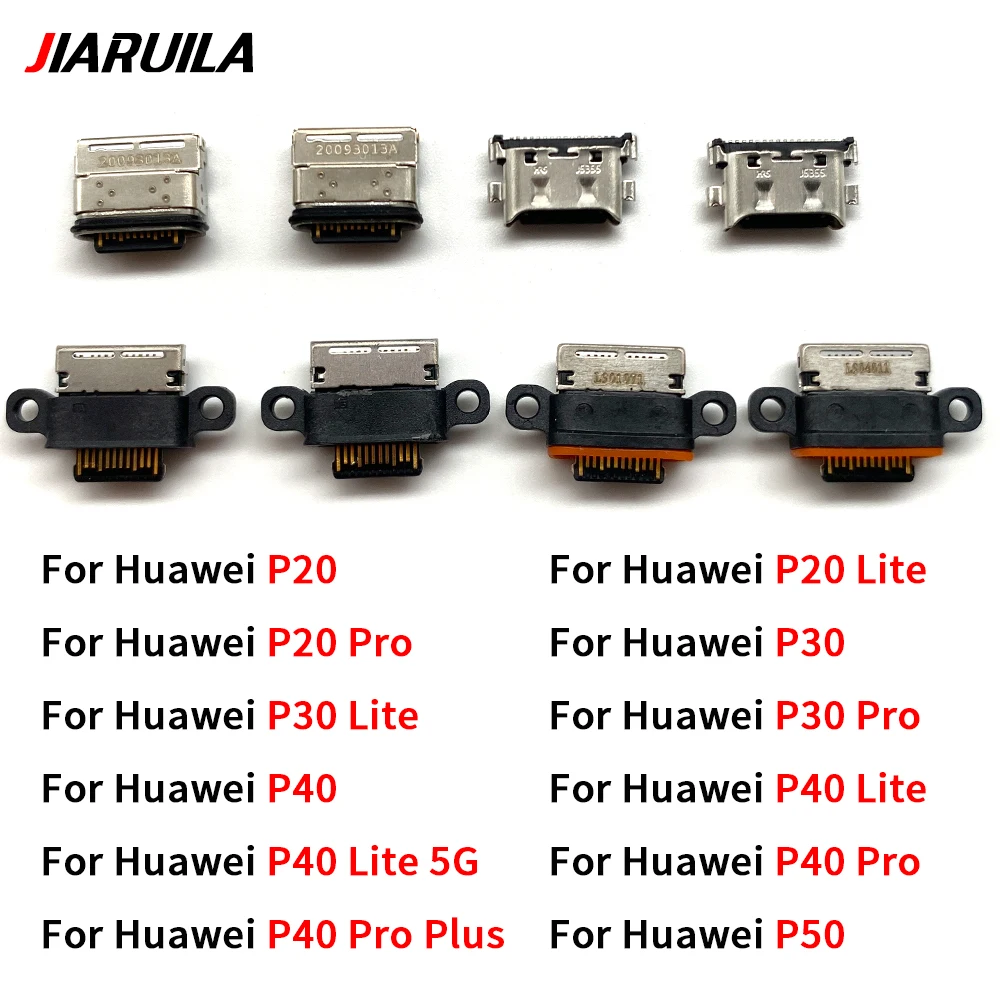 

10 шт., 4-контактный/5-контактный разъем Micro USB, разъем USB, разъем Jack Tail Sockect, разъемы для Huawei P20 P30 P40 Lite Pro P5