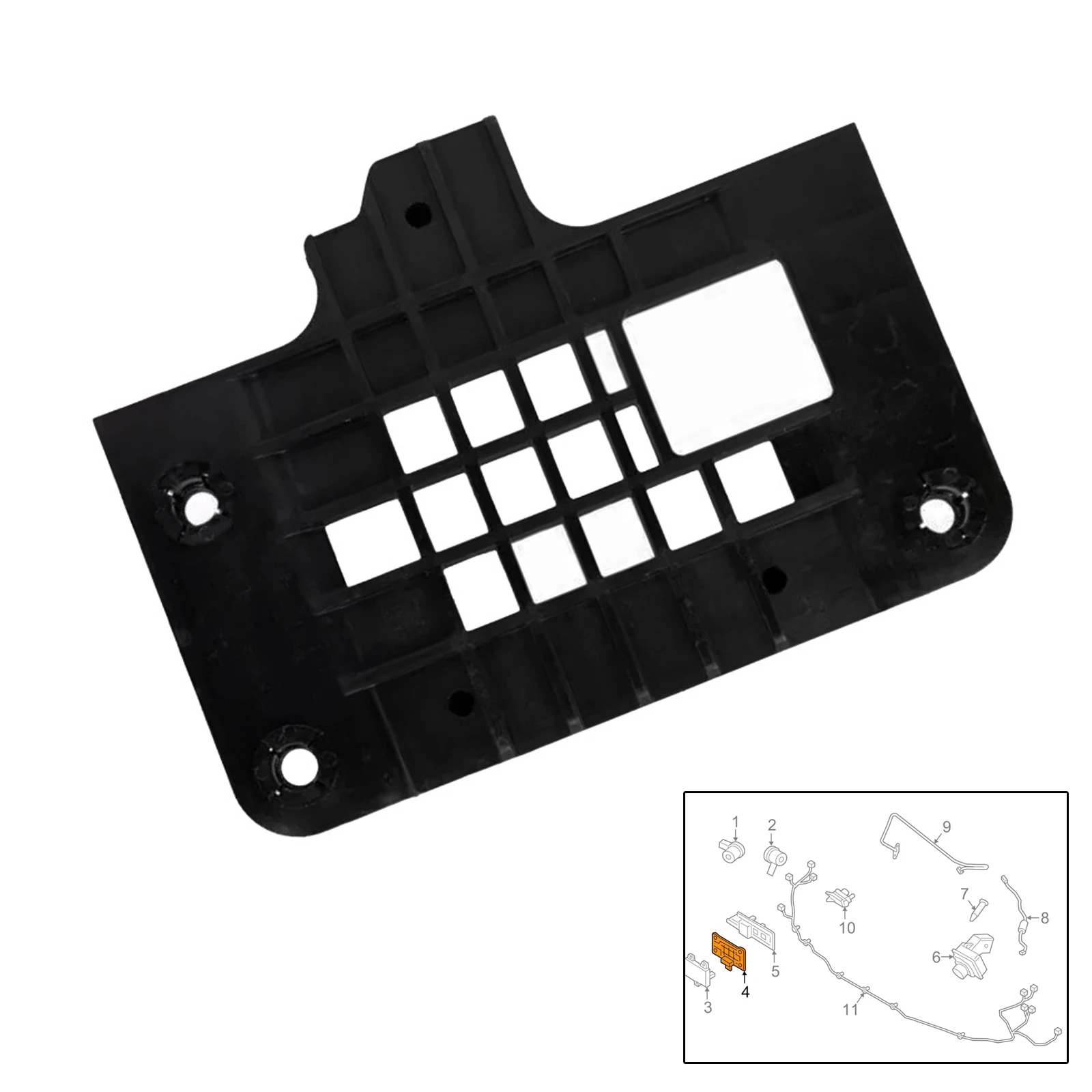 Replacement Plastic Bracket Bracket JL1Z14C022A Direct Replacement Bracket Durability From Materials For 2018-2021 Models