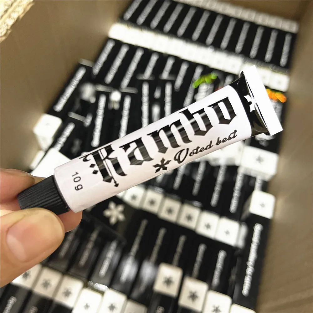 الجملة 75% رامبو قبل الوشم كريم أبيض للمكياج الدائم Microblading الحاجب الشفاه بطانة الجمال الفن 10 جرام