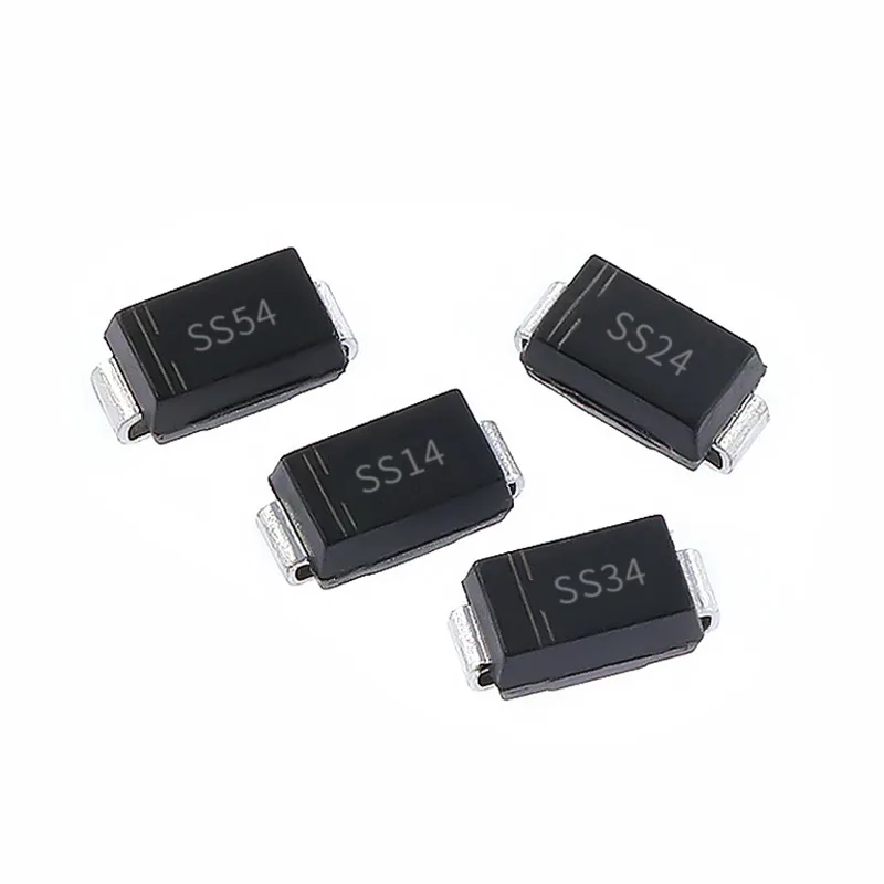 20 Stuks Smd Schottky Diodes Ss14/Ss24/Ss34/Ss54 Sma 1a/2a/3a/5a 40V