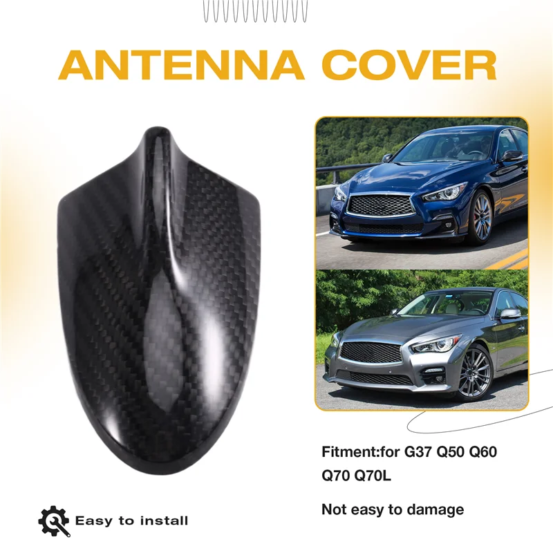 【Prix Goutte! !】 Autocollants de décoration pour Infiniti G37 Q50 Q60 Q70 Q70L, couverture d'antenne, Modification extérieure