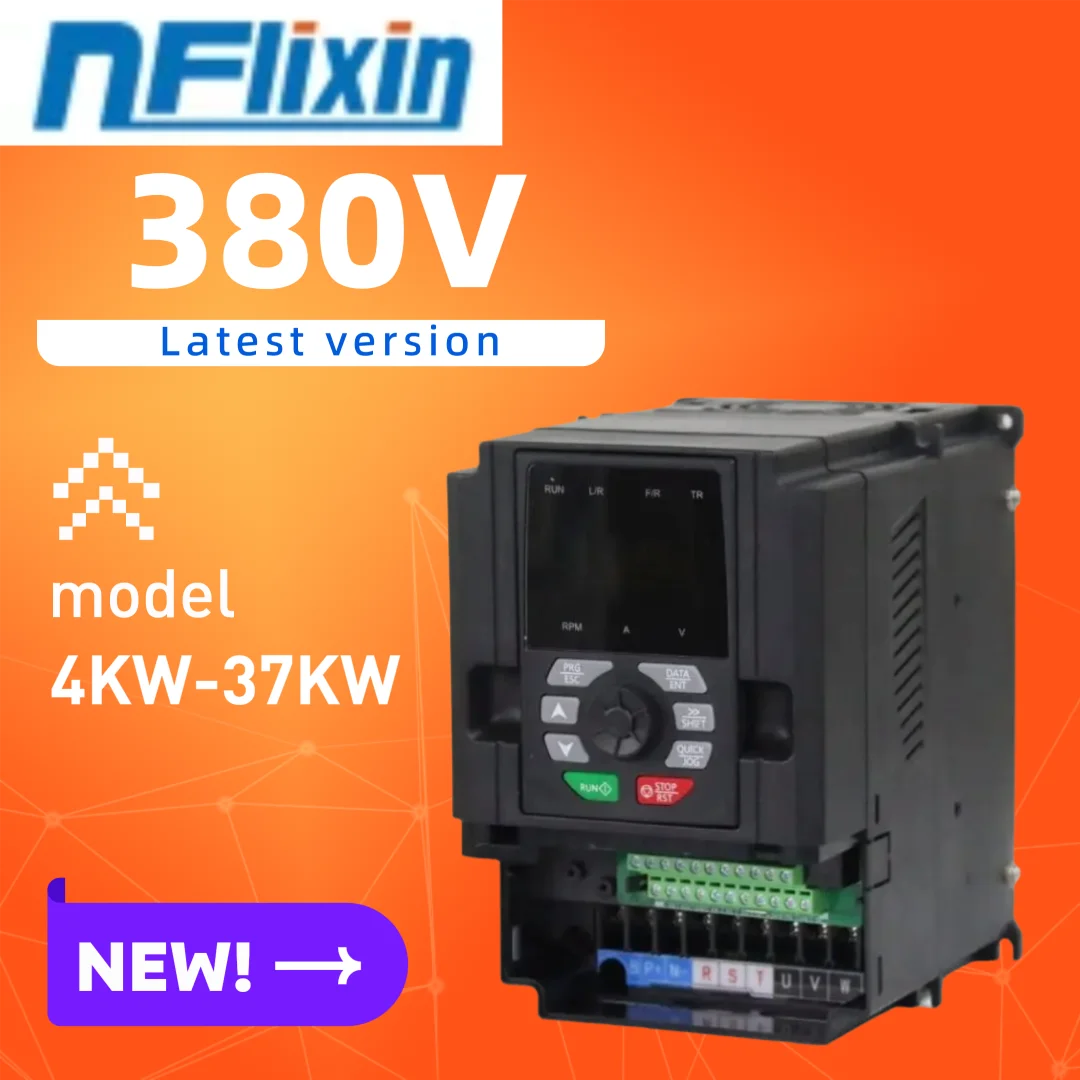 VFD NF9800-B Vector Frequency Converter 4KW-37KW 380V Three-Phase for Asynchronous Motors High Precision Speed Control