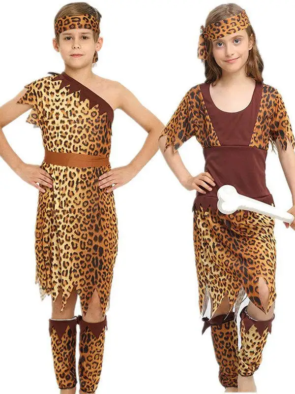 

Children's Wild Performance Costume loween M Fem Adult Role Play Cosplay Clothes Stage Ethnic Attire