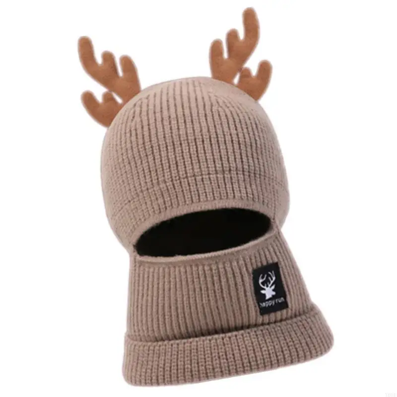 عيد الميلاد متماسكة قبعة الهيب هوب قبعات الجمجمة تسليط الضوء على السترة العصرية قبعات الجمجمة الدافئة محبوك قبعة نادي الحفلات #3