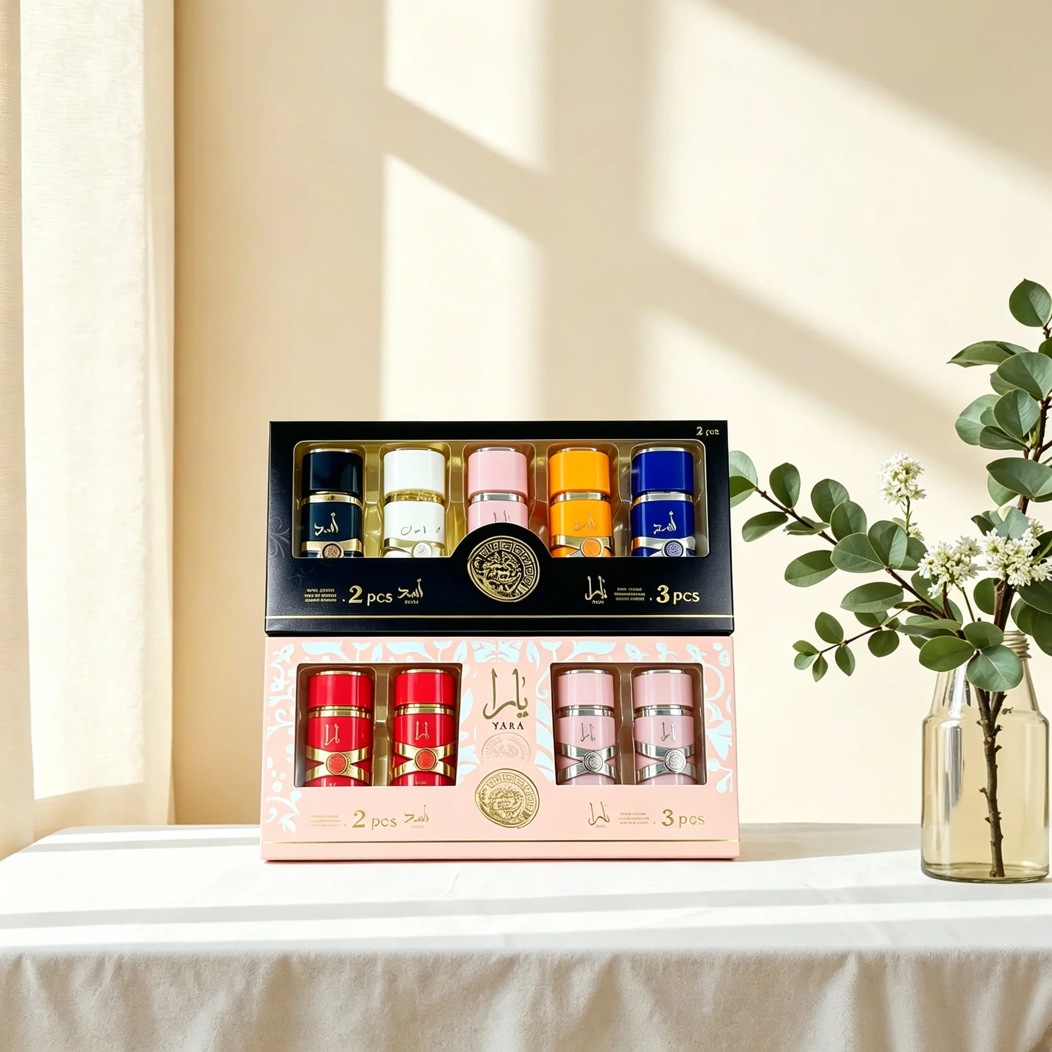 

Middle Eastern Men's & Women's Arabian Perfume Gift Set – Concentrated Attar Cologne Series – Elegant Gift Box for Him & Her
