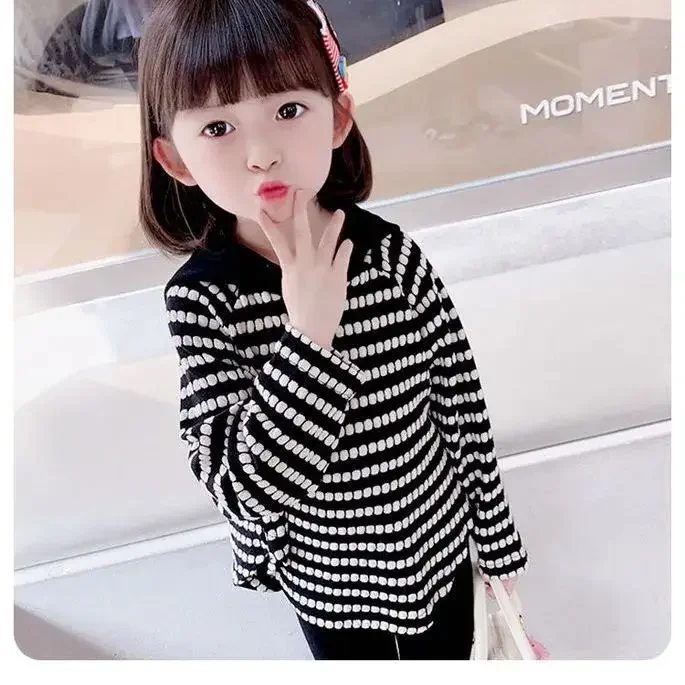 Kids Girls Striped Hooded Leggings Clothing Sets 2024 New Arrival Teenage Girls T-shirts Leggings 2Pcs Sets Red Cute Clothes