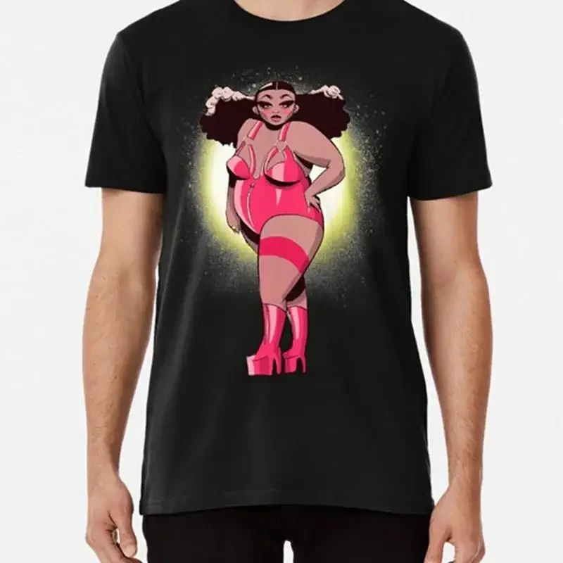 Lizzo Caricature T shirt Black All sizes S to 5Xl Fan