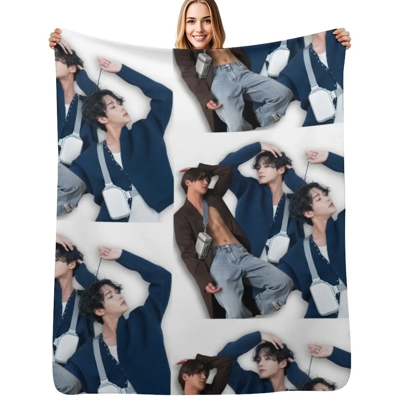 

Rowoon SF9 Hot Throw Blanket for sofa Hairy Extra Large Throw Blanket