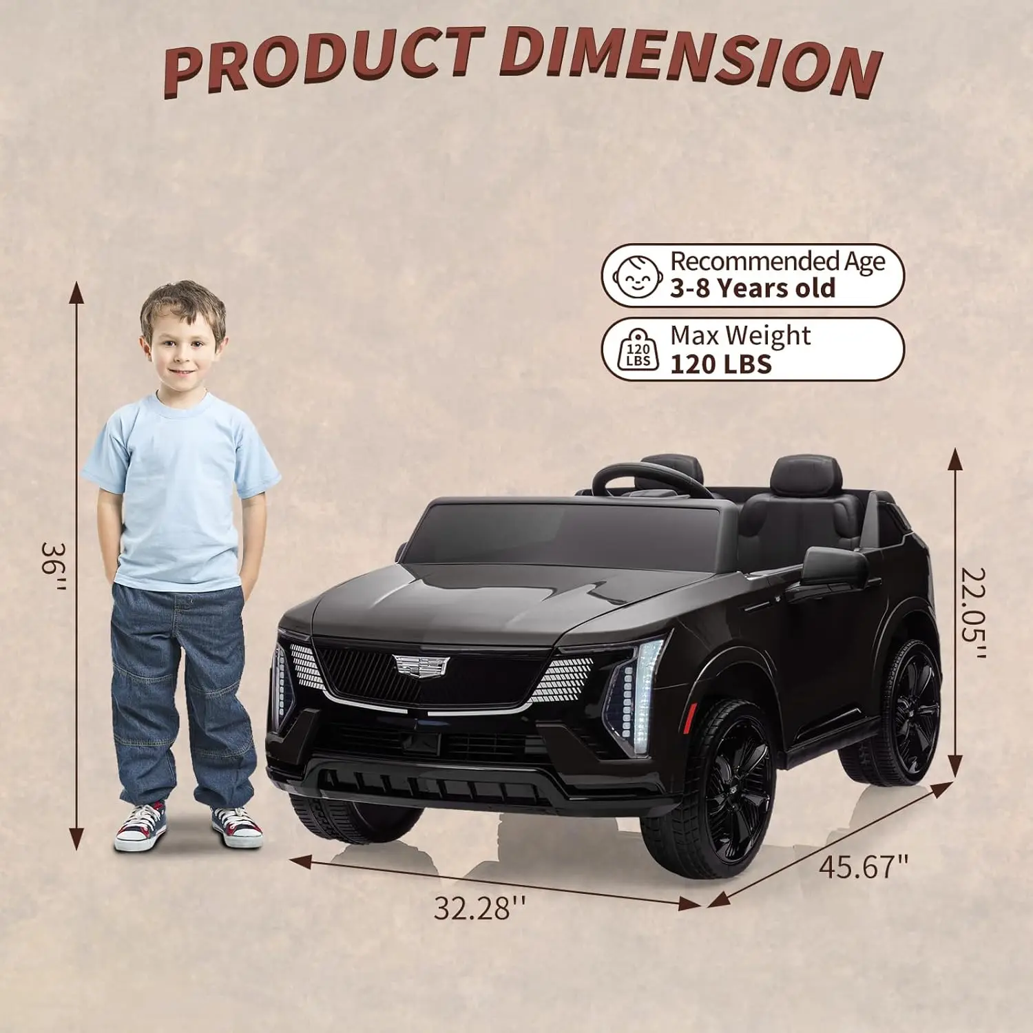 Autko elektryczne 24V, licencjonowane pojazdy akumulatorowe z pilotem, 2-osobowe, 4-kółowe amortyzatory, muzyka, światła LED