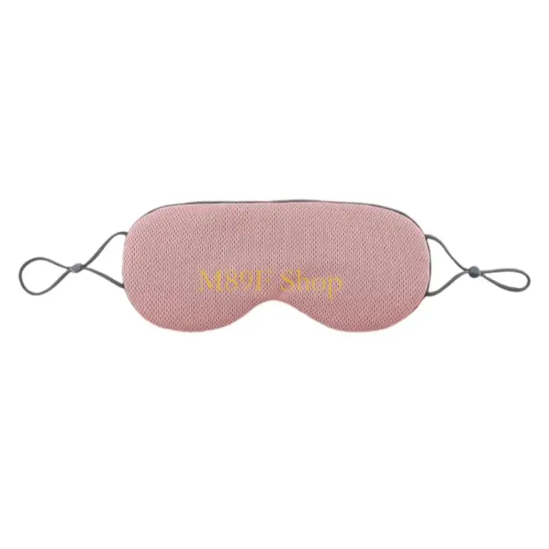 M89F 3D Contoured Ice Silk Sleep Masks Soft and Cooling Fabric Blocks Light Adjustment Strap For Traveler