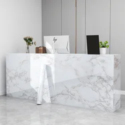 White Smooth Marble Patterned Wallpaper, Oil Resistant Sticker, Furniture Color Change Renovation Stove Self-adhesive Wallpaper