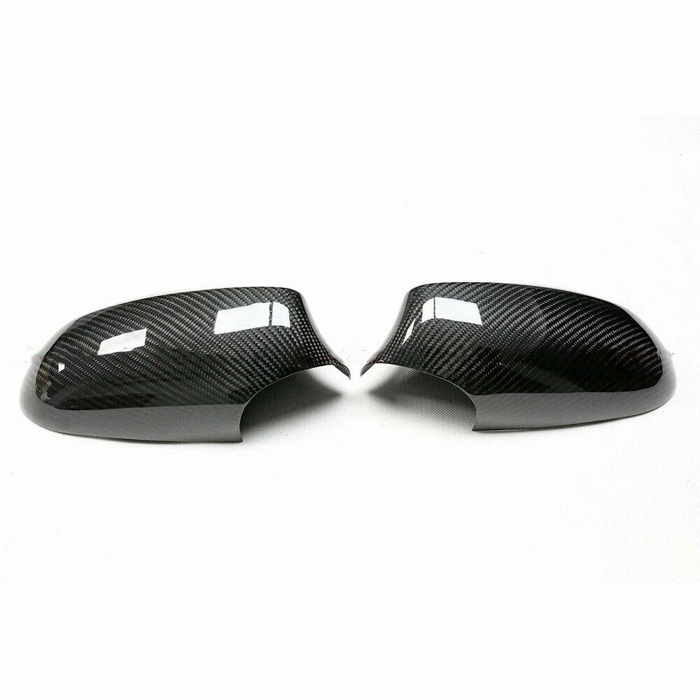 

New！For BMW 1 Series E87 E82 2007-2010 Dry Carbon Fiber Mirror Cover Add On Car Exterior 130i 135i 128i Rear View Cap Rearview S