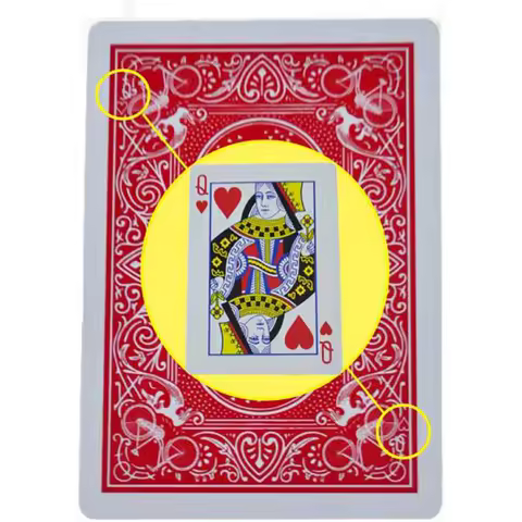 Marked Stripper Deck Playing Cards Poker Magic Tricks Close Up Magic Props Easy Magic Trick Party Table Games Gift for Kid Child