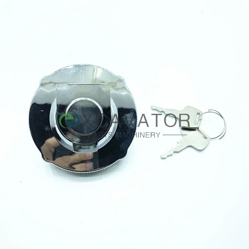 For DOOSAN DH55/60/80-7 DX DAEWOO HYUNDAI -5-7 fuel tank lock cap anti-theft diesel tank cover excavator accessories