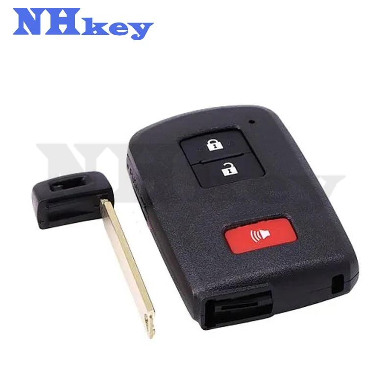 Nhkey 2016-2017 land cruiser 2 + 1 botão fsk433 mhz keyless-go inteligente chave/placa 61a966-0010/a8 chip/fcc id: bh1ew/pn: 89904-60d90