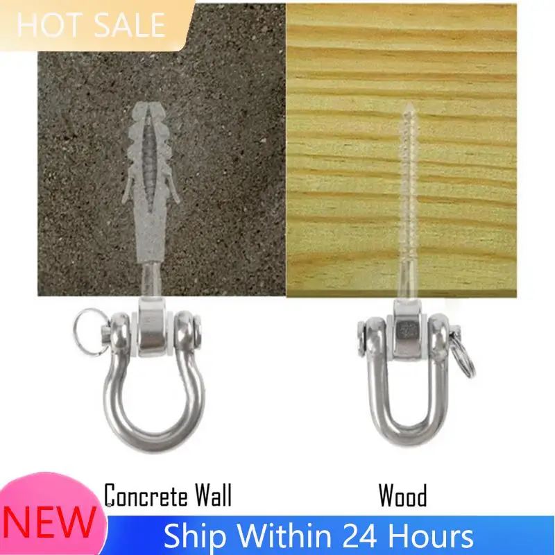 

Swing Hangers Swing Set Hooks M8 Heavy Duty 180° Stainless Steel Hammock Hooks 1800LB Capacity For Sandbag Hammock Chair Durable