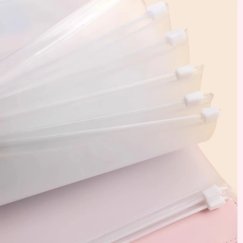 A6 Loose-leaf Macaron Savings Books:12 Budget Cards+12 Zipper Bags+2 Stickers,Cash Storage Accounting Book Family Management