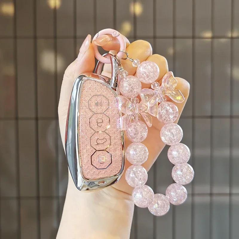 

Suitable for Haval keycase Dargo B07 A07 B26 H5 xy x dog keycover keyshell keychain female buckle Diamond Car Key Holder