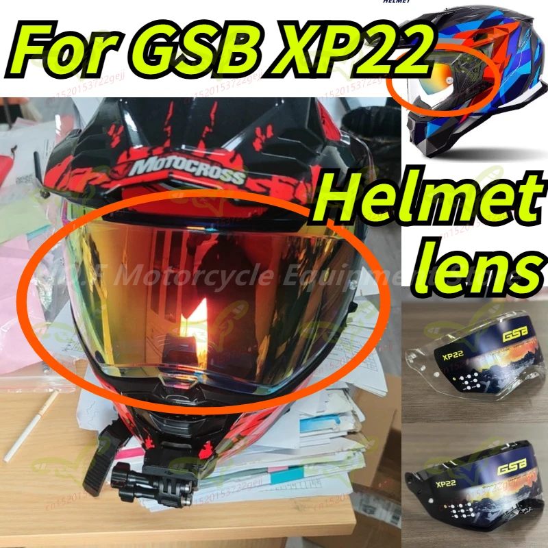 

Original GSB XP22 Helmet Lens Sunshade XP 22 Helmet Accessories GSB Off-road Motorcycle Helmet Face Mask Summer UV Protection