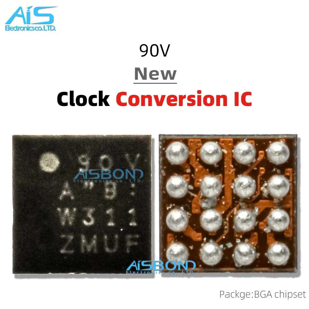 

3Pcs/Lot New 90V Clock Conversion IC BGA-16 For Samsung Smart Phone Chip
