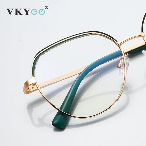 Imagen 2 del producto VICKY gafas ópticas Retro de moda nuevo diseño de marco gafas de ordenador antiluz azul se pueden personalizar con prescripción PFD3098