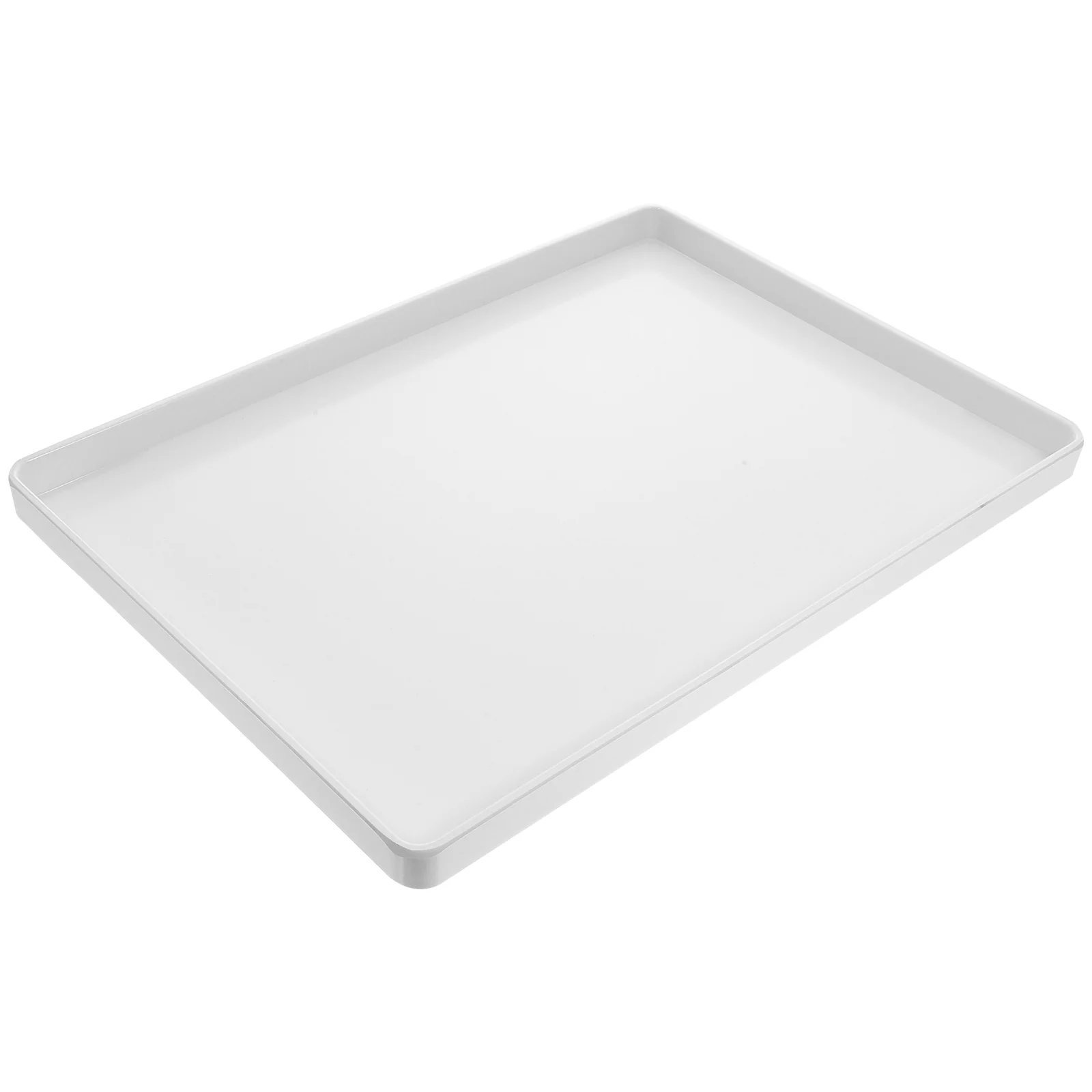 

Rectangular Tray Table Bowl Storage Flatware Food Rectangle Melamine Plate for Party