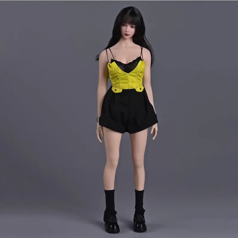 CHILI TOYS CL007 figura de acción femenina a escala 1/6, lencería de encaje, mono con tirantes, ropa, modelo apto para cuerpo de muñecas TBL PH JIAOU de 12 pulgadas