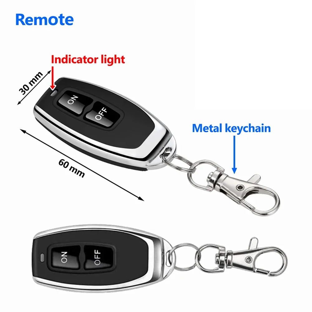 Interruptor de Control remoto inalámbrico USB RF, alimentación del controlador DC 5V para tira de luz, interruptores eléctricos de frecuencia de 433,92 MHz