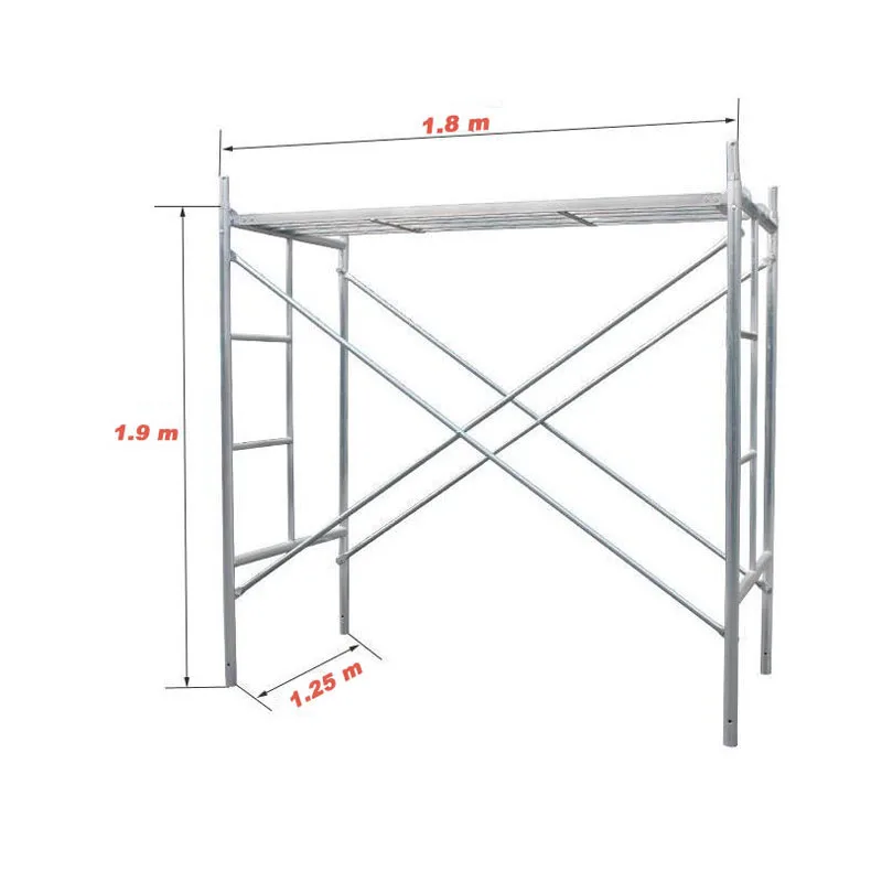 Modern Design Steel H-Frame Scaffolding for Stage Construction Various Construction Projects Mason Walked Construction