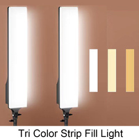 LED Video Light Panel Photographic Lighting Panel Lighting For Streaming Tri Color Strip Fill Light Selfie Light For Shoot Live