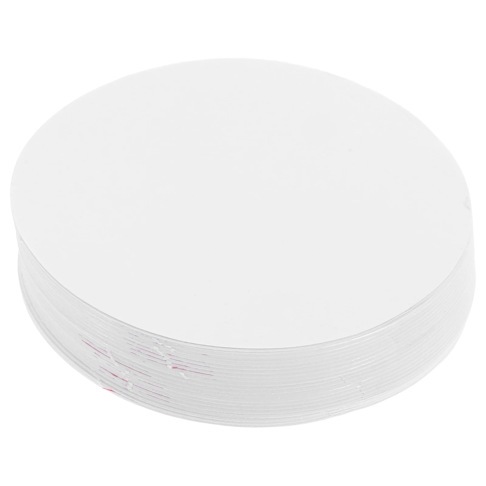 

100pcs Diy Badge Paper Mini Blank Round Papers For Crafting Graffiti Custom Design Smooth Flat Multi-Use Handicraft Sheets