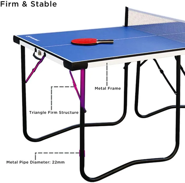 WIN.MAX U-foot 5-foot foldable table tennis table adult youth competition practice table tennis high quality foldable