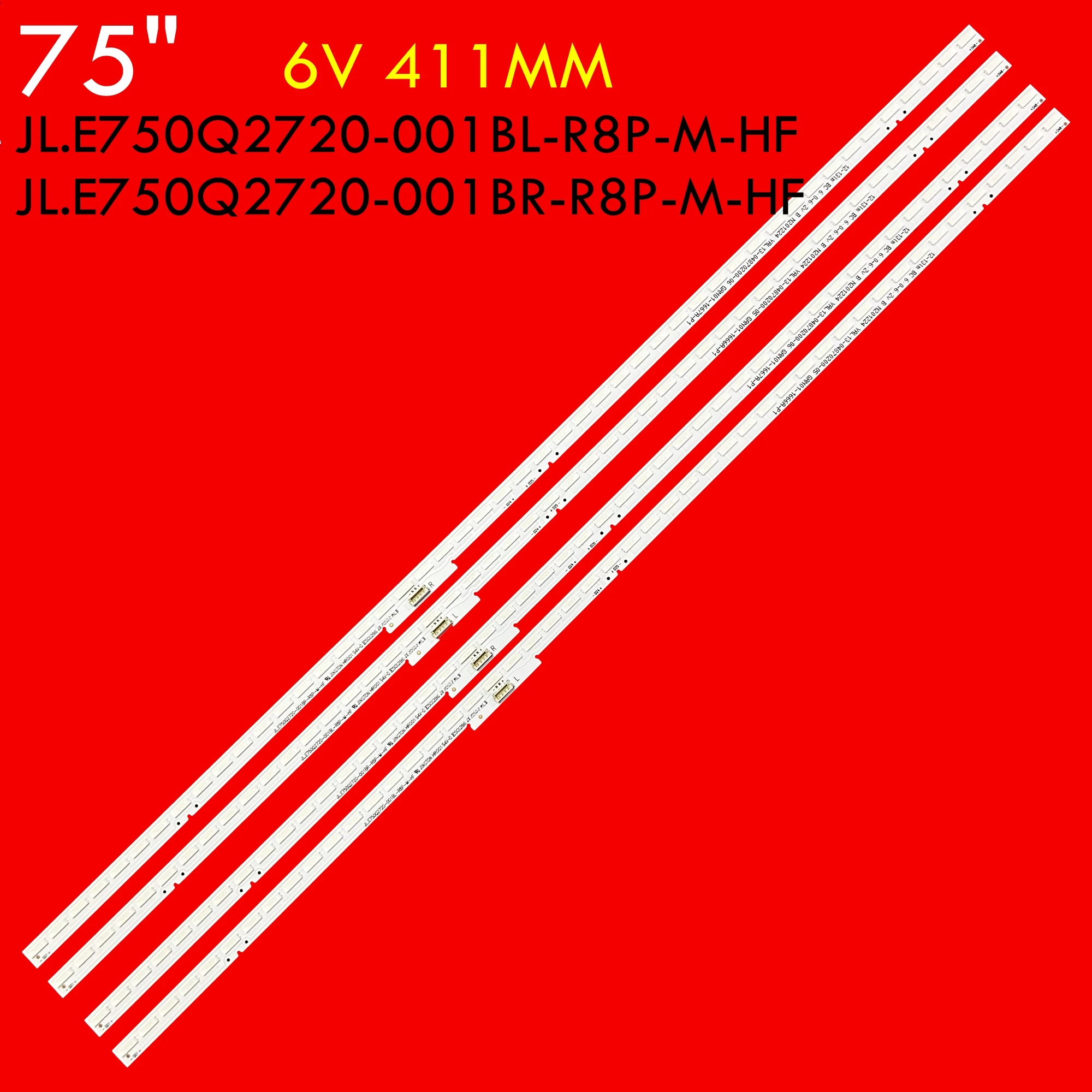 

Фонарь для подсветки телевизора JL.E750Q2720-001BL-R8P-M-HF JL.E750Q2720-001BR-R8P-M-HF for L75M6-5P L75M6-5B