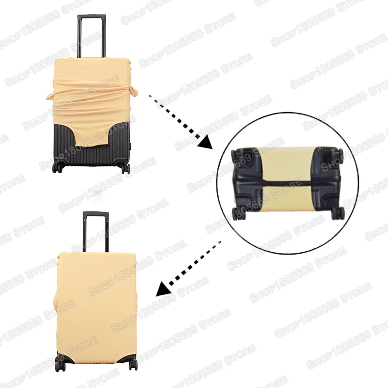 Funny Bad Guilty Dog Luggage Cover Travel Accessories Elastic Suitcase Protective Cover Anti-dust Case Covers For 18-28 Inch