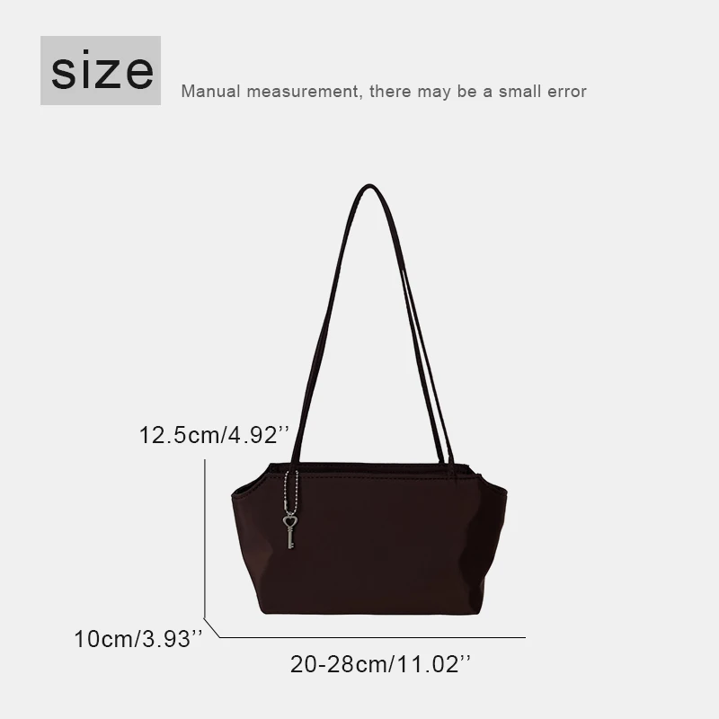 Small Pillow Underarm Bags For Women Luxury Designer Handbags And Purse 2026 New In Polyester Metal Sheet Pendant Cloth Shoulder