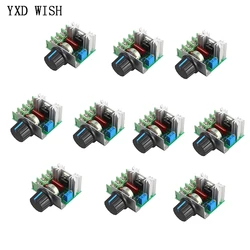 10 pz AC 220V 2000W SCR regolatore di tensione 25A Dimmer regolatore di velocità del motore termostato modulo regolatore di tensione elettronico