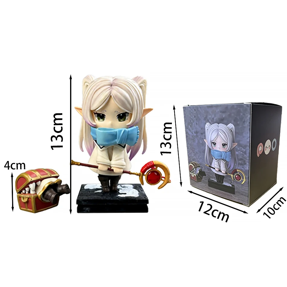 2026 Anime Frieren: Beyond Journey's End Animation Peripheral Hand-made Model Figure Funeral Lillian Kawaii Desk Decor Toy Gifts