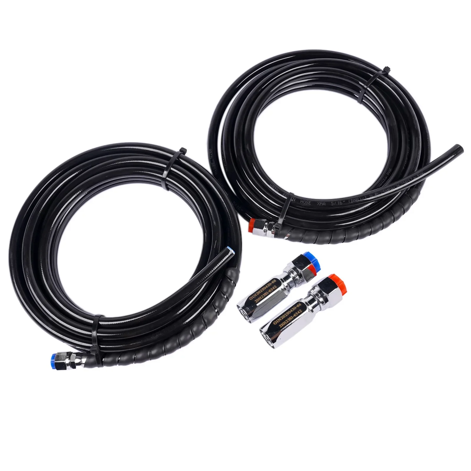 AP02 HO5120 for Outboard Steering Boat 300 hp 2x 20ft Outboard Hydraulic Steering Hoses Kit