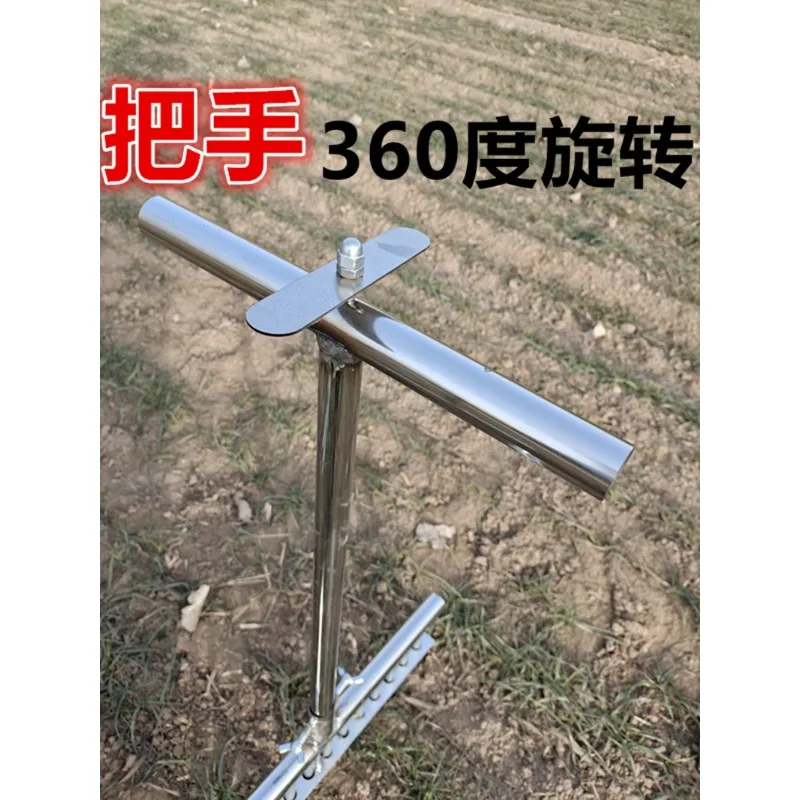 Onion Seedling Transplanter Tool  Automatic Dibber Punch Planter for Scallion Leek & Vegetable Garden Planting