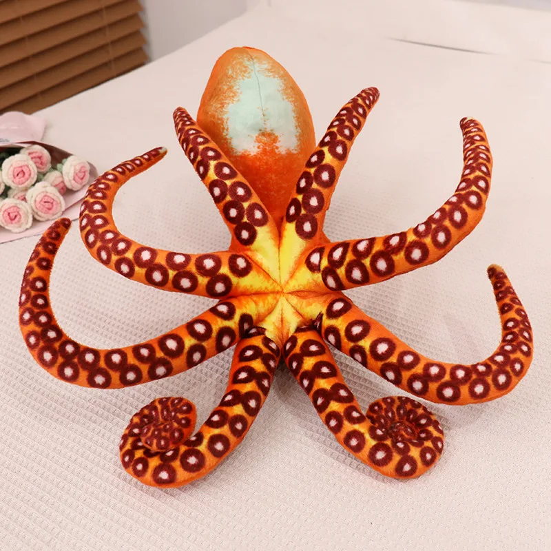 30/55Cm Reallife Zeedieren Simulatie Gigantische Octopus Kussen Knuffel Voor Verjaardagscadeau