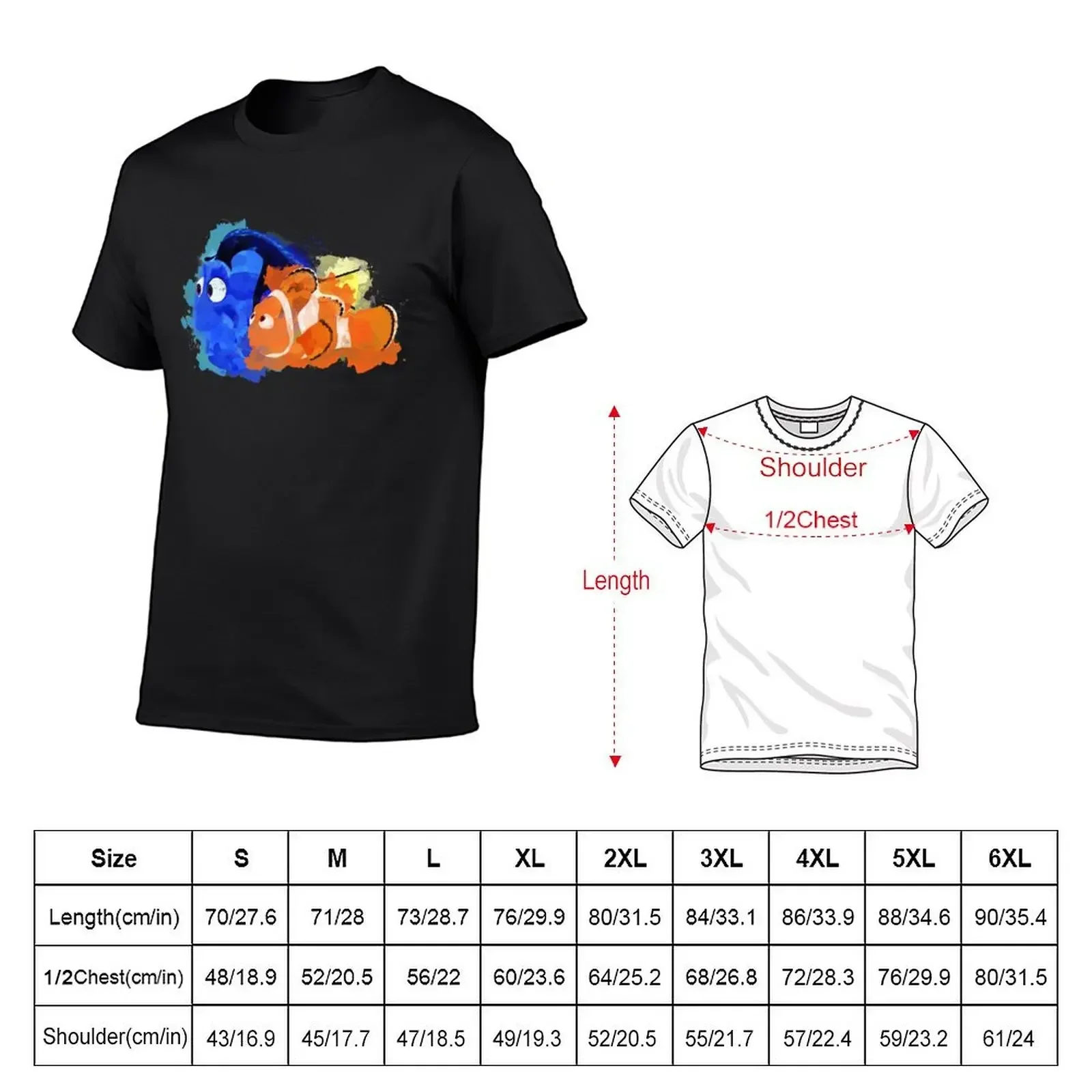 Dory and Marlin T-Shirt plus size clothes Louboutins t shirts for men graphic