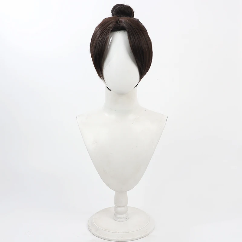 게임 러브 앤 딥스페이스 헌트리스 코스프레 가발 할로윈 카니발 파티 소품 합성 머리카락 내열성 섬유 + 가발 모자