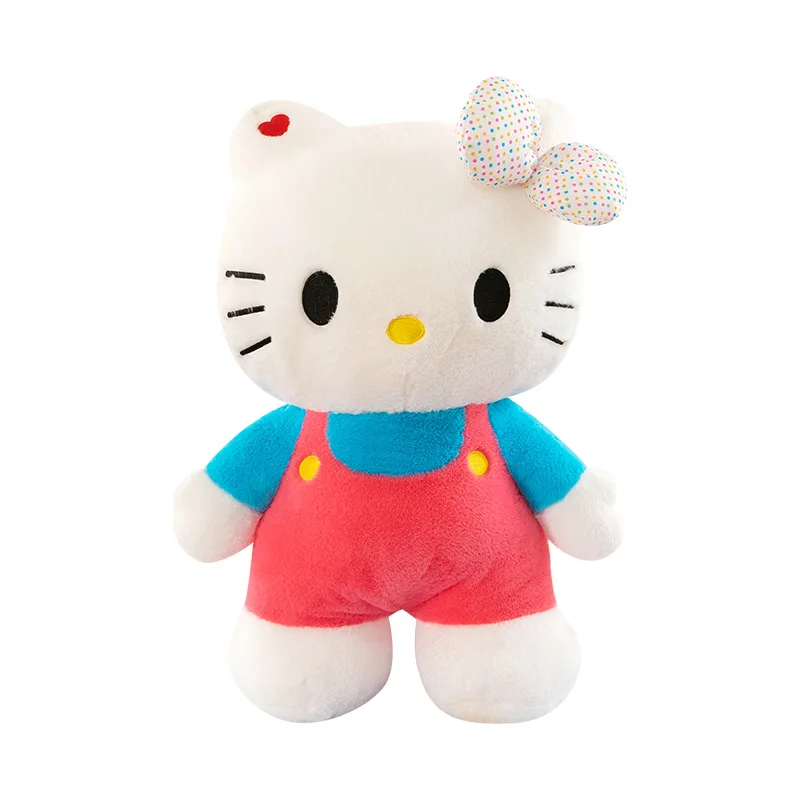 

80cm Sanrio Kawaii Hello Kitty Plush Toy Big Size Standing Version Sanrio Kitty Doll Stuffed Animal Kids Birthday Gifts