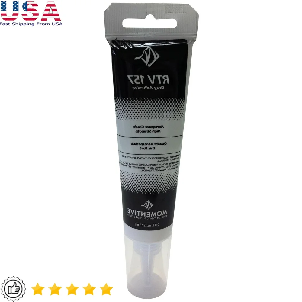 

RTV157 Silicone Sealant High Strength One Part Adhesive Metal Plastic Glass Weather Resistant Ozone Chemical Resistance Tube